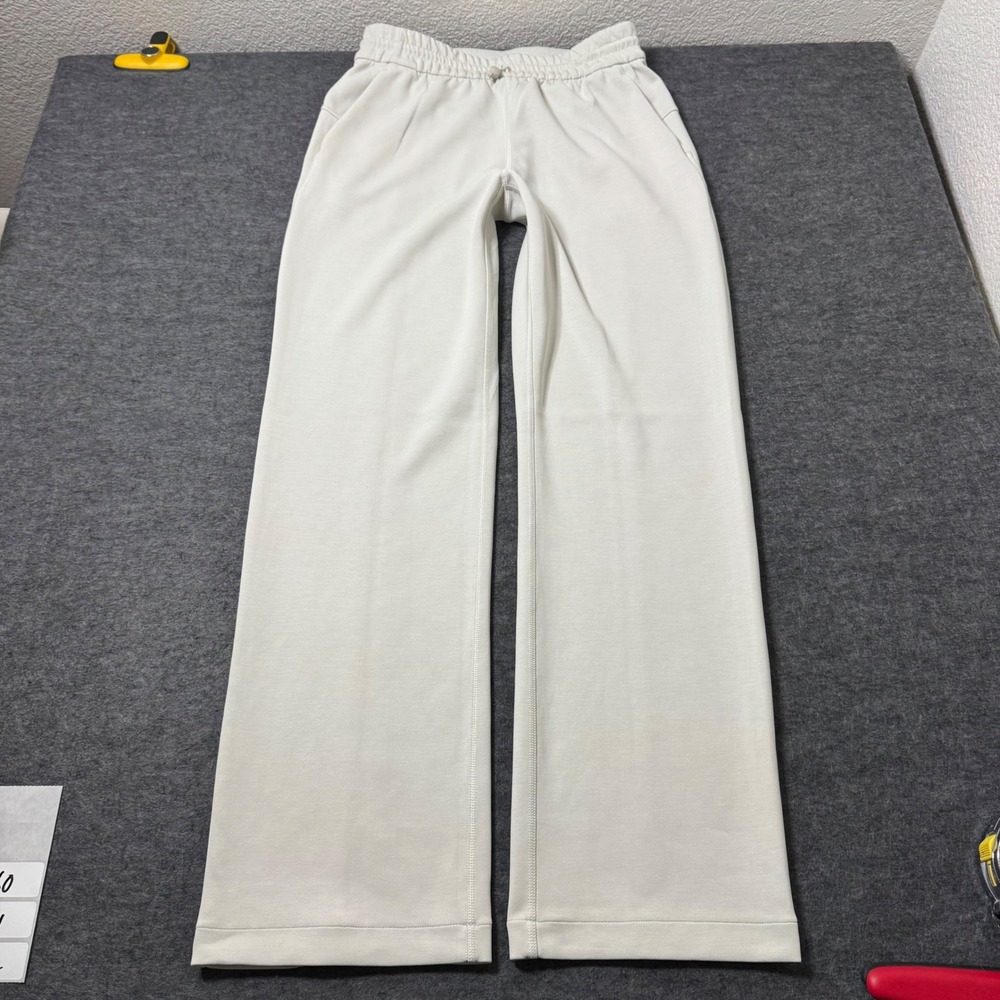 Lululemon Softstreme High-Rise Straight-Leg Pants Light Bone Ivory Size 6